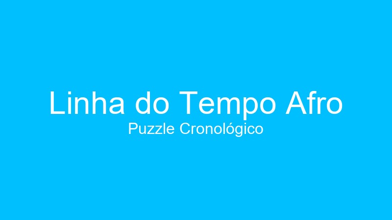 Linha do Tempo Afro